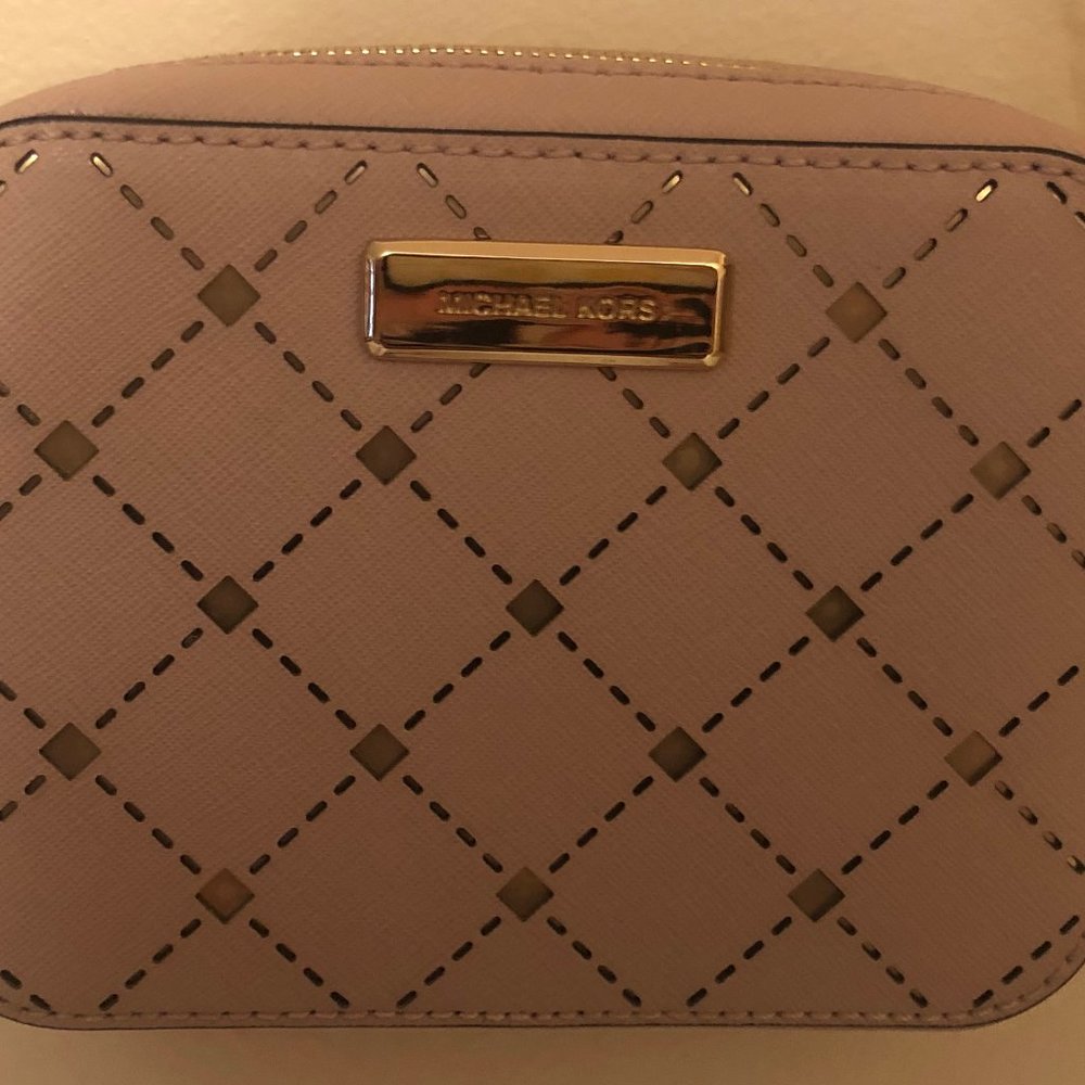 Brand New Michael Kors Small Blush Crossbody